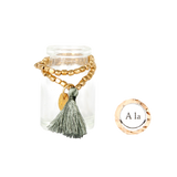 Good luck bracelet kids light green