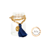 Good luck bracelet kids dark blue