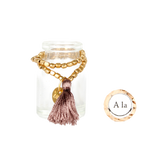 Good luck bracelet kids taupe