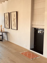 Bath mat / rug diamonds terra