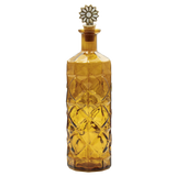 Decoratieve fles mosterd