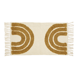 Medium rug rainbow mustard