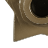 Star candle holder earth