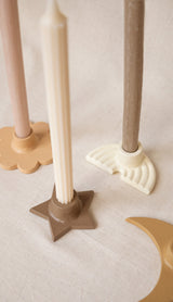 Star candle holder earth