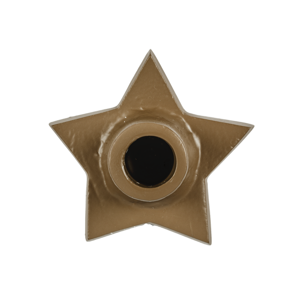 Star candle holder earth