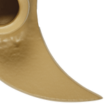 Moon candle holder mustard