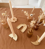 Small vase frosted glass blush ♻︎