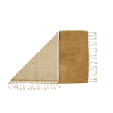 Bath mat plain mustard