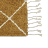 Bath mat diamonds mustard