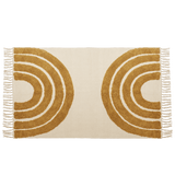 Large rug rainbow mustard