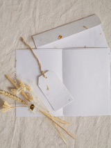 Droogbloemen cadeaulabels (set/6)