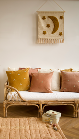 Quilted playmat cotton clay