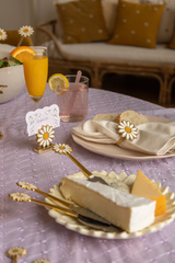 Madelief emaille servetringen (set/4)