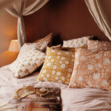 Cushion cover blockprint blush