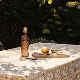 Decoratieve bloemenfles bruin ♻︎