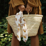 Bandana blockprint mustard flower