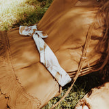 Bandana blockprint mustard flower