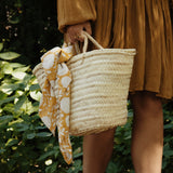 Bandana blockprint mustard