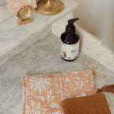 Pouch blockprint blush