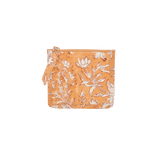 Coin wallet blockprint blush