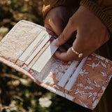 Credit card holder blockprint terra