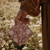 Credit card holder blockprint terra