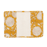 Passport cover blockprint mustard