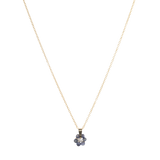 Sapphire / September birth flower necklace