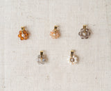 Smokey Quartz wild flower necklace