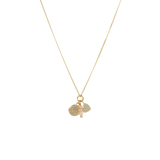 Love & fortune necklace peach