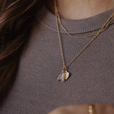 Mini hartjes ketting