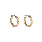 Organic twirled earrings large