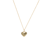 Solid heart necklace