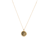 Heart stamp necklace