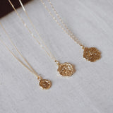 Vintage flowers necklace