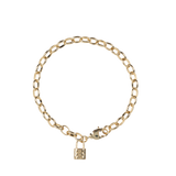 Middle Eastern lock chain bracelet