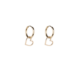 Small heart earrings