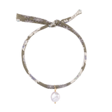 Liberty rope army green flowers freshwater pearl