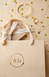 Garnet/januari geboorte bloem ketting