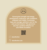 Granaat/januari geboorte bloem oorbellen