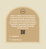 Ruby / July birth flower earrings