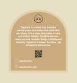 Saffier/September geboorte bloem oorbellen