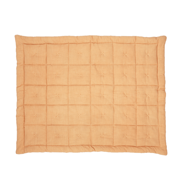 Quilted playmat cotton clay