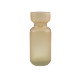 Medium vase frosted glass blush ♻︎