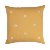 Cotton linen cushion cover shells mustard