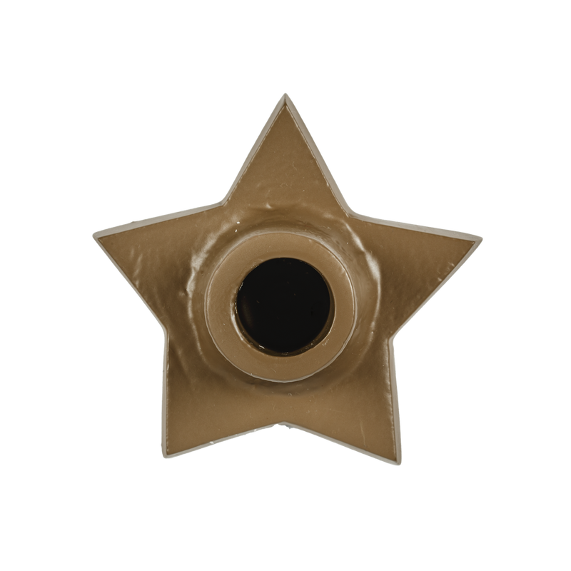 Star candle holder earth