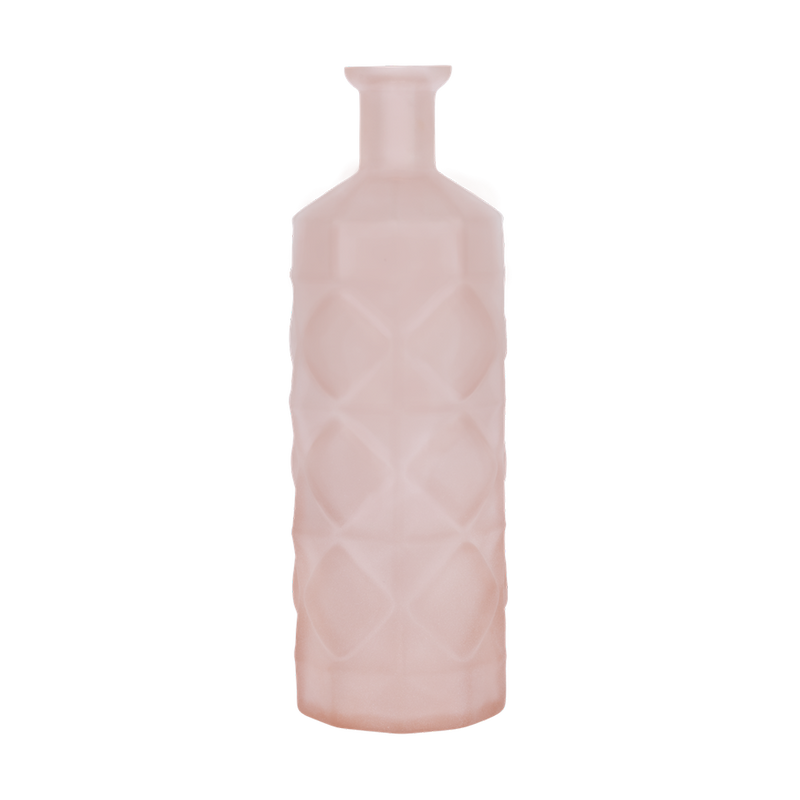 Decorative bottle frosted coral ♻︎