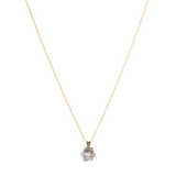 Labradorite wild flower necklace