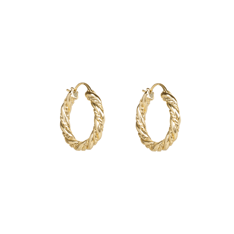 Rope earrings large