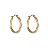 Swirl earrings large